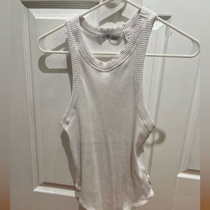 Calvin Klein Ribbed Tank Bodysuit - White